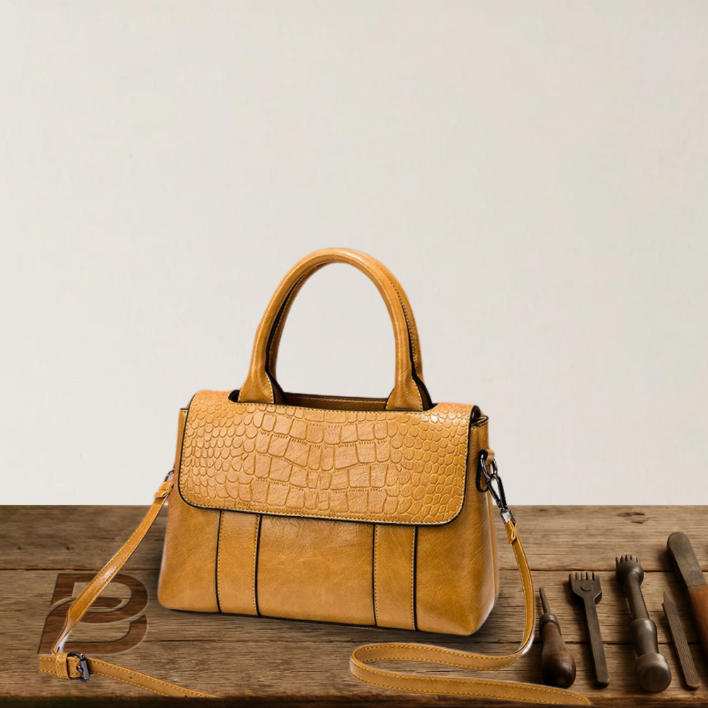 BERK | Structured leather bag with large capacity