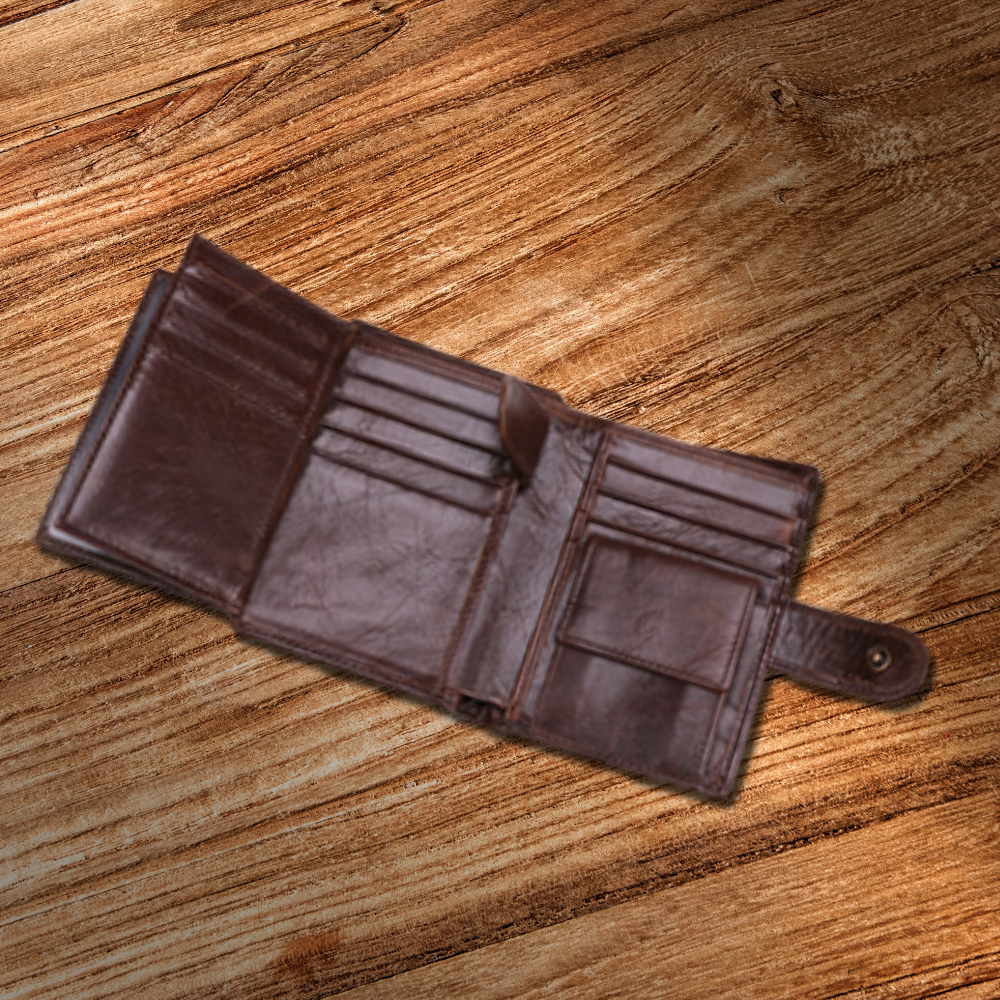 BERK | Multiple Compartment Leather Wallet