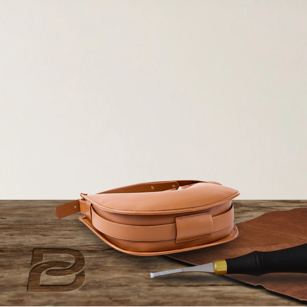 BERK | Classic Curve Leather Shoulder bag