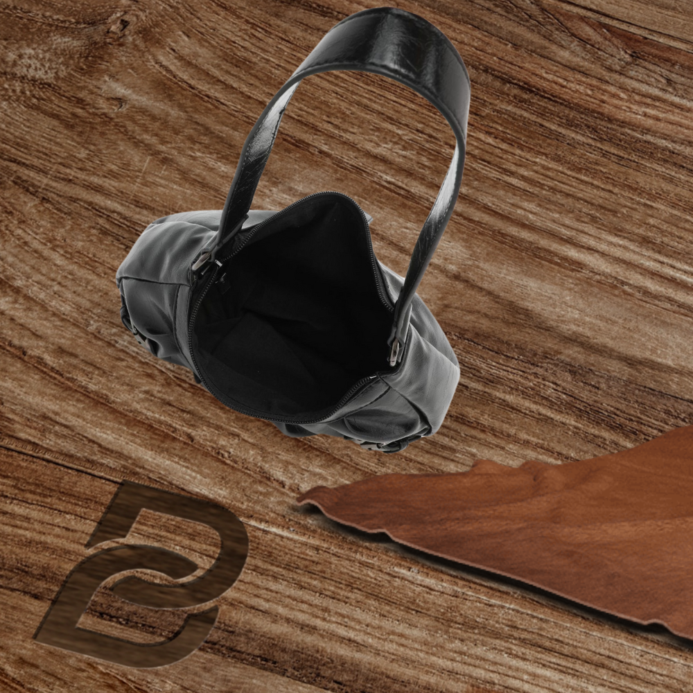 BERK | Retro leather shoulder bag
