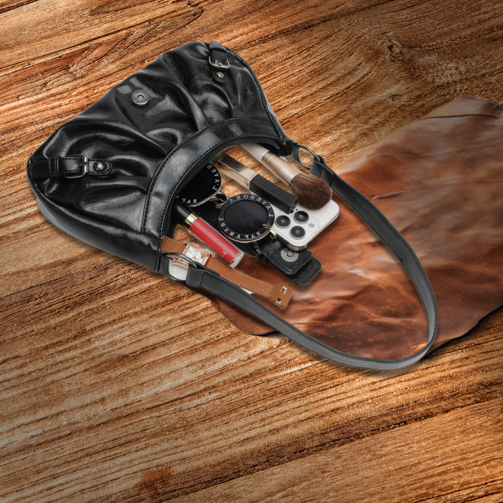 BERK | Retro leather shoulder bag