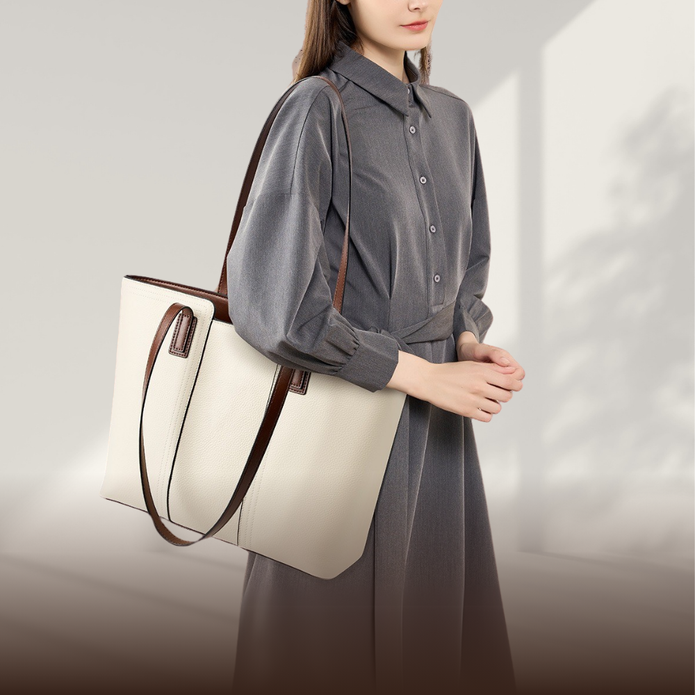 BERK | Shopper Leather Bag with Large Capacity