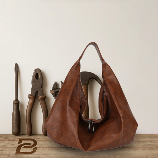 BERK | High-quality oversized leather tote bag