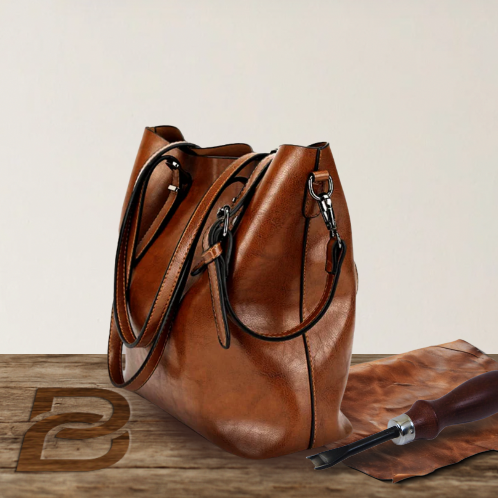 Vintage leather shoulder bag - My last collection