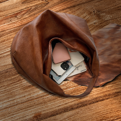 BERK | High-quality oversized leather tote bag