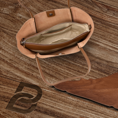 BERK | Sleek vintage Leather Tote bag
