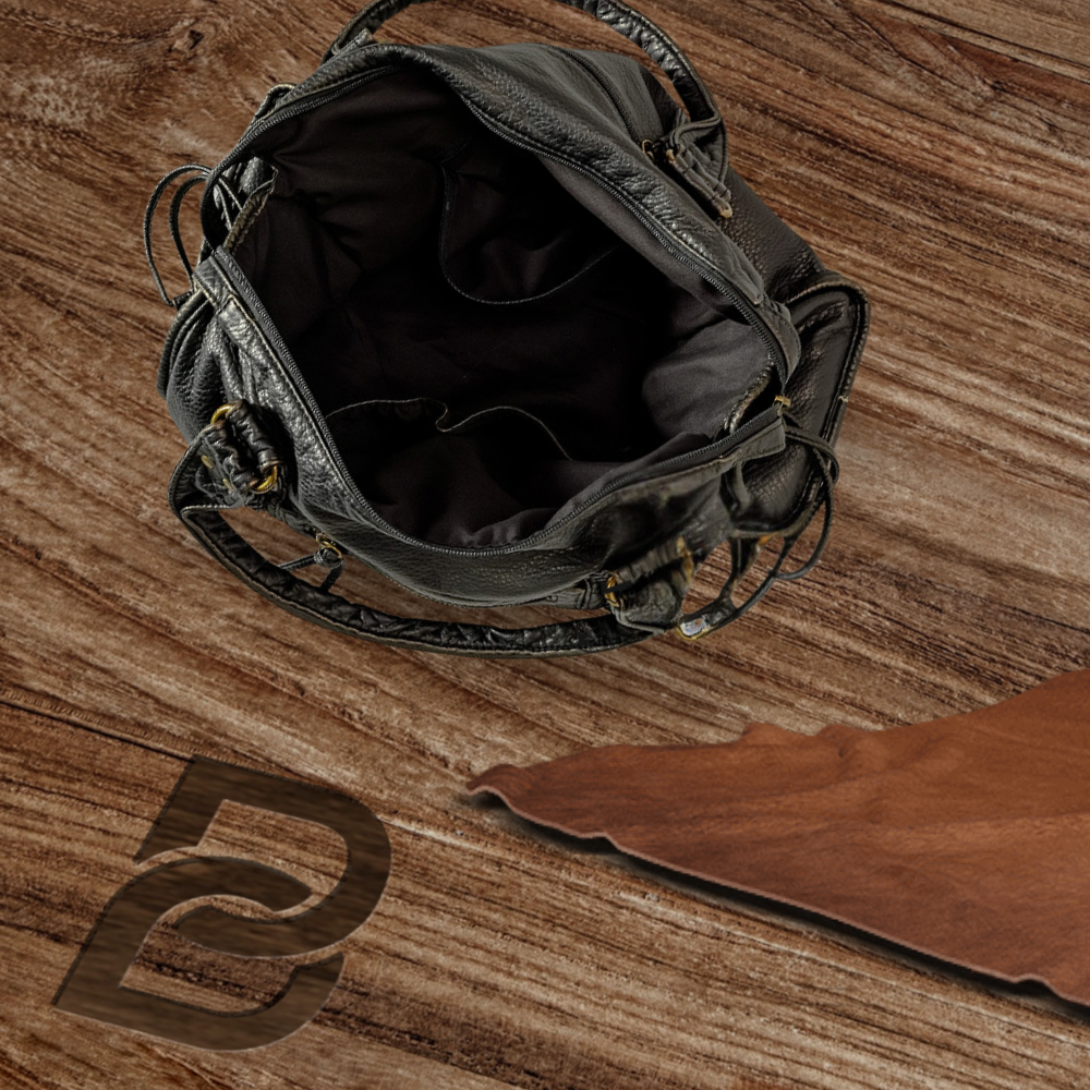 BERK | Retro leather handbag with large capacity