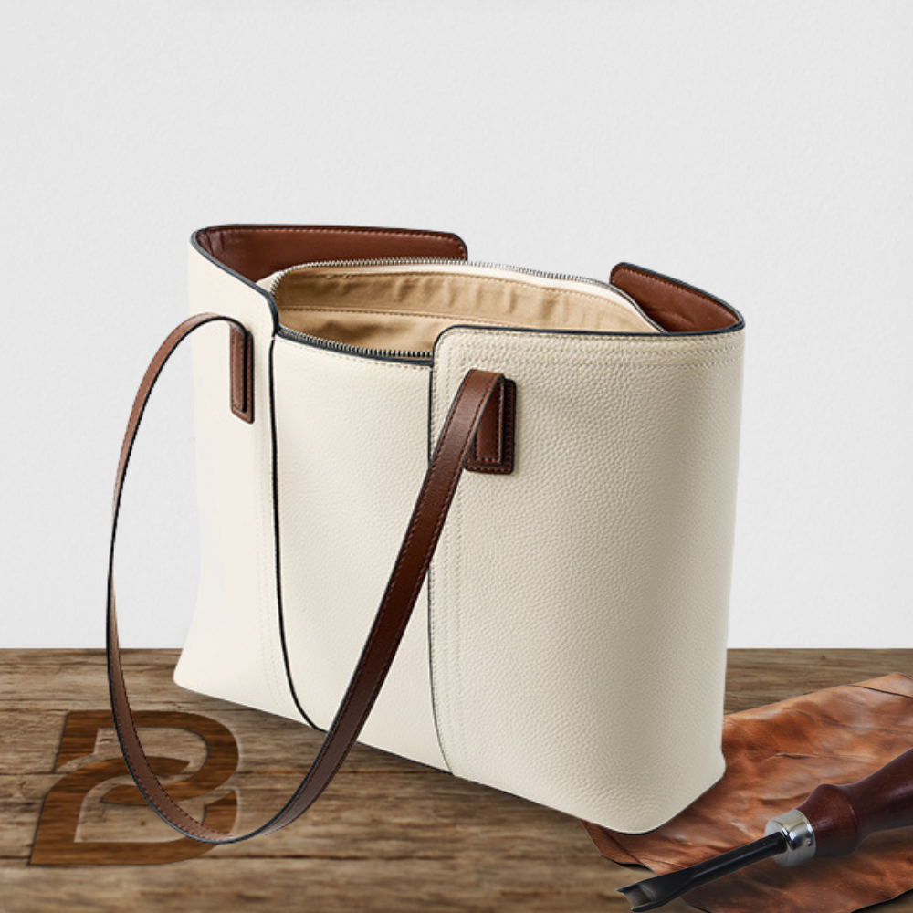 BERK | Shopper Leather Bag with Large Capacity