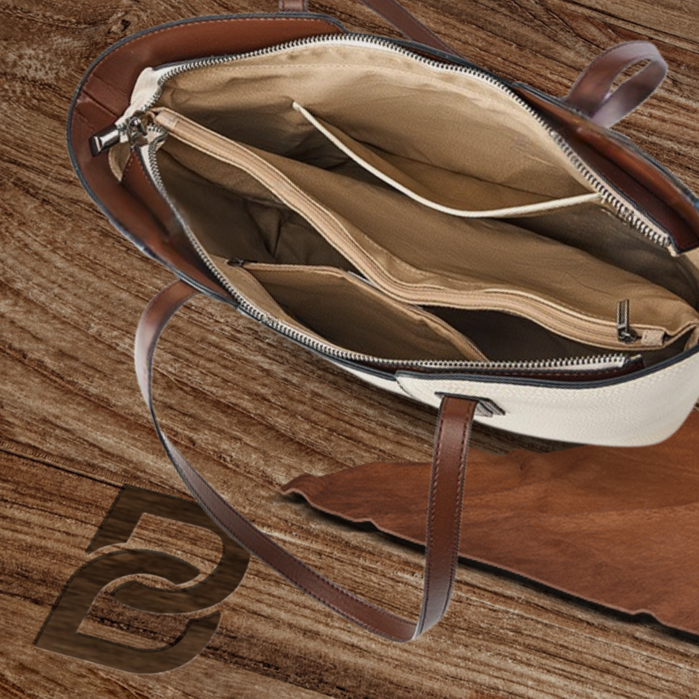 BERK | Shopper Leather Bag with Large Capacity