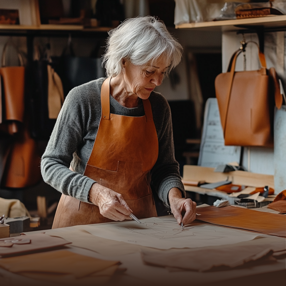 Vintage leather shoulder bag - My last collection